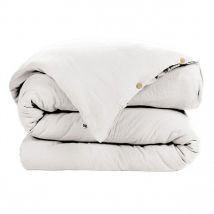 Ourea - Housse de Couette 160x210cm Gaze de Coton Chantilly