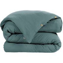 OUREA - Housse de Couette 200x200cm Gaze de Coton Canard