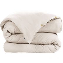 Ourea - Housse de Couette 240x220cm Gaze de Coton Pampa