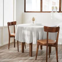 Ourea - Nappe Ronde Ø180cm Gaze de Coton Nuage