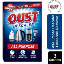 Oust - Powerful All Purpose Descaler, Limescale Remover 3 Sachets, 1 Pack