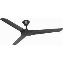 Lucci Air - Outdoor dc Ceiling Fan Abyss Black with Remote