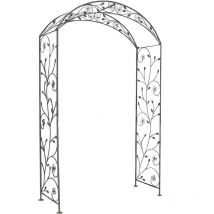 Outdoor Fioriera Arco Garden H230 cm mit Stahlkonstruktion und Blumendekoration Garden Elite