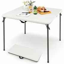 Gymax - Outdoor Folding Camping Table Portable Lightweight Picnic Camp Table with Handle