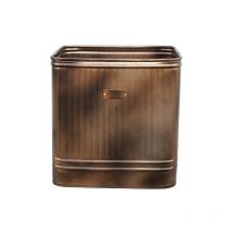 Ivyline - Outdoor Hampton Square Planter - Metal - L34 x W34 x H35 cm - Copper