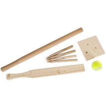 Outdoor Play - Ensemble de jeu d'extérieur en bois pour battes de baseball