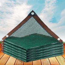 Aiperq - Outdoor Shade Netting Green Garden Shade Netting Anti-Leaf Netting 55% Sunshade Netting Sail Shade Netting Garden Agriculture Windproof