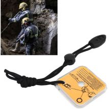 Outdoor-Signalspiegel mit Pfeife, multifunktionaler Survival-Reflexspiegel mit Lanyard für Outdoor-Aktivitäten, dubuns
