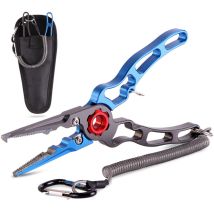 Outdoor Supplies Feststellbare Angelzange Aus Titanlegierung, Angelkopf (grau-blau)