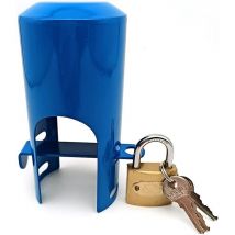 Aiperq - Outdoor Tap Locking System to Prevent Unauthorized Use and Vandalism - Garden Hose and Casing Lock - Water Saving Protection