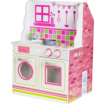 Casa delle Bambole e Cucina 2 in 1 Estela Outdoor Toys in mdf 47,5x40x67,5 cm