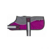 Outhwaite - Refl Grey/Raspberry Padded Harness Coat w/o collar 20' (51cm) - 262211