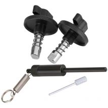 Cyslmuk - Kit de goupilles de chaîne d'outils 1.3L hdi, kit d'outils de verrouillage, outil d'arbre à cames 4 pièces (avec boîte de rangement) pour