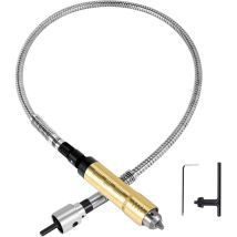 TLILY – Accessoire pour perceuse – Broyeur rotatif avec arbre flexible 97 cm – Métal – Meulage, coupe, perçage, polissage