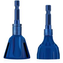 Outil de Chanfrein Externe 2Pcs Externe à Tige Hexagonale Outils D'ébavurage ébavurage Outil Externe de Chanfrein Burr Remover Enlever de Bavure pour