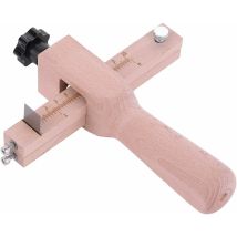 Memkey - Outil de Coupe Lanière Cuir Réglable Main avec Précision pour Artisanat du Cuir