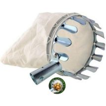 Outil De Cuœillette De Fruits,cueilleurs De Fruits Outils De Cuœillette De Jardinage Métal Cueille-fruits Avec Sac De Collecte Pour La Récolte De 