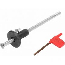 Dazzler - Outil de mesure du travail du bois, roue de mesure de haute précision en acier inoxydableConvient aux outils de menuiserie