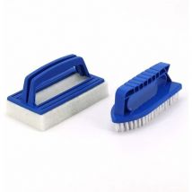 Kit d'accessoires de nettoyage pour jacuzzi comprenant une brosse à récurer, une brosse de nettoyage pour les spas et le nettoyage de jacuzzi
