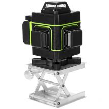 Decdeal - Outil de niveau laser 16 lignes, ligne horizontale verticale 3 ° auto-nivelant, avec ligne laser