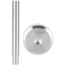 Outil de poinçonnage Double face, Kit de réglage de rivets en cuir, ensemble en métal pour bricolage, maroquinerie 10mm