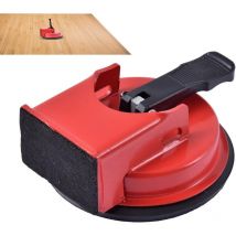 Werkzeug Zum Verlegen Und Zusammenführen Von Bodenbelägen, Saugnapf, Verstellbar, Robust, Parkett, Laminat, Vinyl, Rot