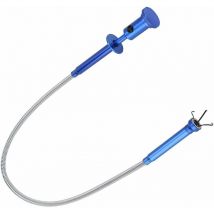 Aougo - Outil de Ramasseur Magnétique Flexible à 4 Griffes avec led, Balayeuse de Ramassage de Tuyau Pliable, Outil D'assistance à Longue Portée pour