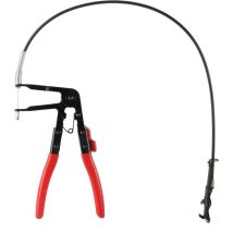Outil de serrage de tuyau,outil de suppression de collier de serrage, voiture utilisé fil flexible longue portée tuyau de serrage de pince huile de