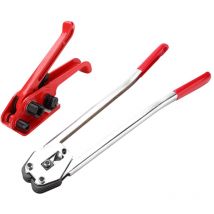 Kkmoon - Outil de Serrage et Scellage Manuel pour Bandes en pp/pet - Outil d'Emballage Robustepour Bandes Plastiques