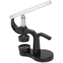 Ugreat - Outil de sertissage de montre, métal et abs matériau boîtier presseur, 12 moules de coupe noirs, idéal pour la réparation de montre,