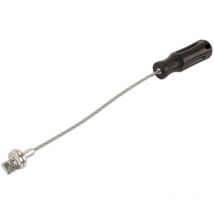 Outil magnetique et flexible pour bouchon de vidange