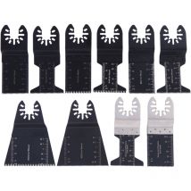 Outil Multifonction Saw Blades Accessoires Kit 10pcs Coupe Du Bois Métal Doux Pour Fein Multimaster Dremel Bosch Makita Dewalt Et Plus Encore