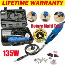 Day Plus - Outil multifonctionnel 80pc Outil de tournage Dremel Ponceuse 135W 10000-32000RPM