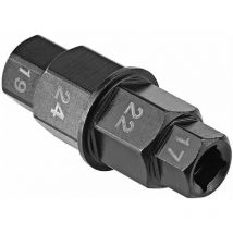 Lauwexe - Outil pour essieu Hexagonal pour Motos - Clé pour Broche de Roue Roues Outil de démontage de Broche clé hexagonale Allen moyeu de Roue