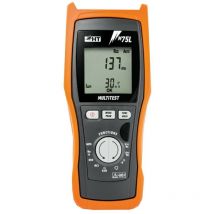 Ht Italia - Instrument de test de sécurité cei 64-8 avec les fonctions du multimètre trms M75L