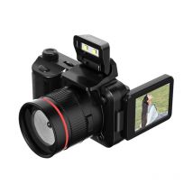 Soleil - lifcausal - Caméra Vidéo 4K WiFi avec Écran Rotatif 2.2 Pouces Autofocus af Zoom 16X Batterie Intégrée led Lumineuse Filtres Beauté - Cadeau