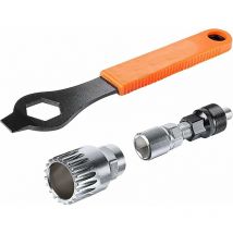 Memkey - Outil Professionnel démonte-manivelle et pédalier 20 Dents, avec kit d'Outils 16 mm de réparation à clé Inclus et Compatible avec Shimano,