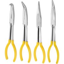 Outils à main Pinces à bec long 4 pièces