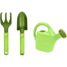 Kids In The Garden - Kit petit jardinier accessoires pour enfant en plastique Petits outils + arrosoir