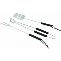 El Gaucho - Outils en acier inoxydable inoxydable pour barbecue 3 pièces Grill7