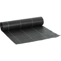 Outsunny - 2m x 90m Weed Control Membrane, Heavy Duty Weed Barrier Fabric