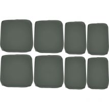 Outsunny - Cushion Cover Replacement Garden Rattan Patio Furniture Seat Cover Deep Grey