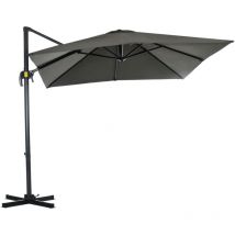 Ombrellone da Giardino con Angolazione Regolabile su 5 Livelli - Outsunny