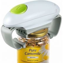 Ensoleille - Ouvre boîtes électrique Pour Les Personnes âgées Souffrant d'Arthrite et Ayant Des Mains Fragiles Ouvre-boîtes à Touche Unique