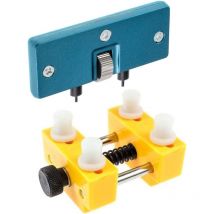 Longziming - Ouvre-boîtier de montre - Outil de réparation et de retrait - Outil d'horloger réglable,Outil professionnel de retrait de dos de montre,