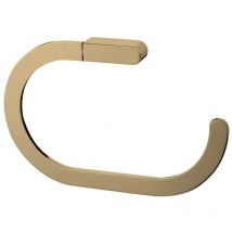 Round Towel Hanger Gold Colour Finished Zamak Wall Mounted