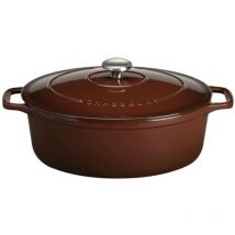 Chasseur - Ovale auflaufform 33cm 7l10 schokolade PUC473379
