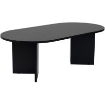 ASIR GROUP LLC – Ovaler Couchtisch 119 cm – melaminbeschichtete Spanplatten – 60 cm Breite – 39,8 cm Höhe – 13,775 kg