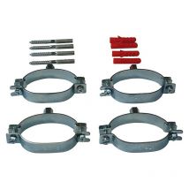 Ovalschellenset für Solar-Flexrohr Solarleitung DN16 2in2 Solar Befestigung