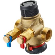 Oventrop - Cocon qt Regulierventil mit Messventilen, dn 20 beidseitiges Außengewinde, 250-1800l/h